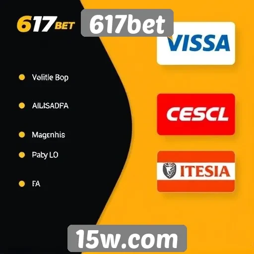 617bet: opções de pagamento e retirada disponíveis