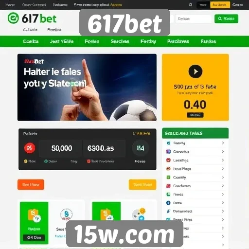 Exploração das funcionalidades do site 617bet